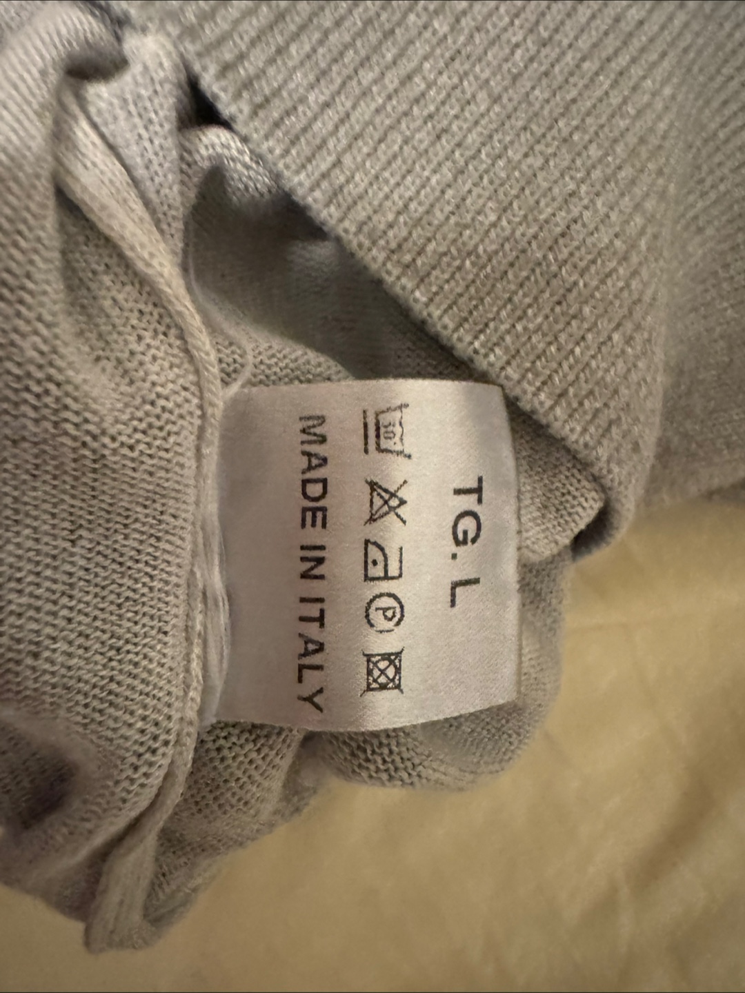 Takeshy Kurosawa Homme Light Grey Knit Sweater - photo 3