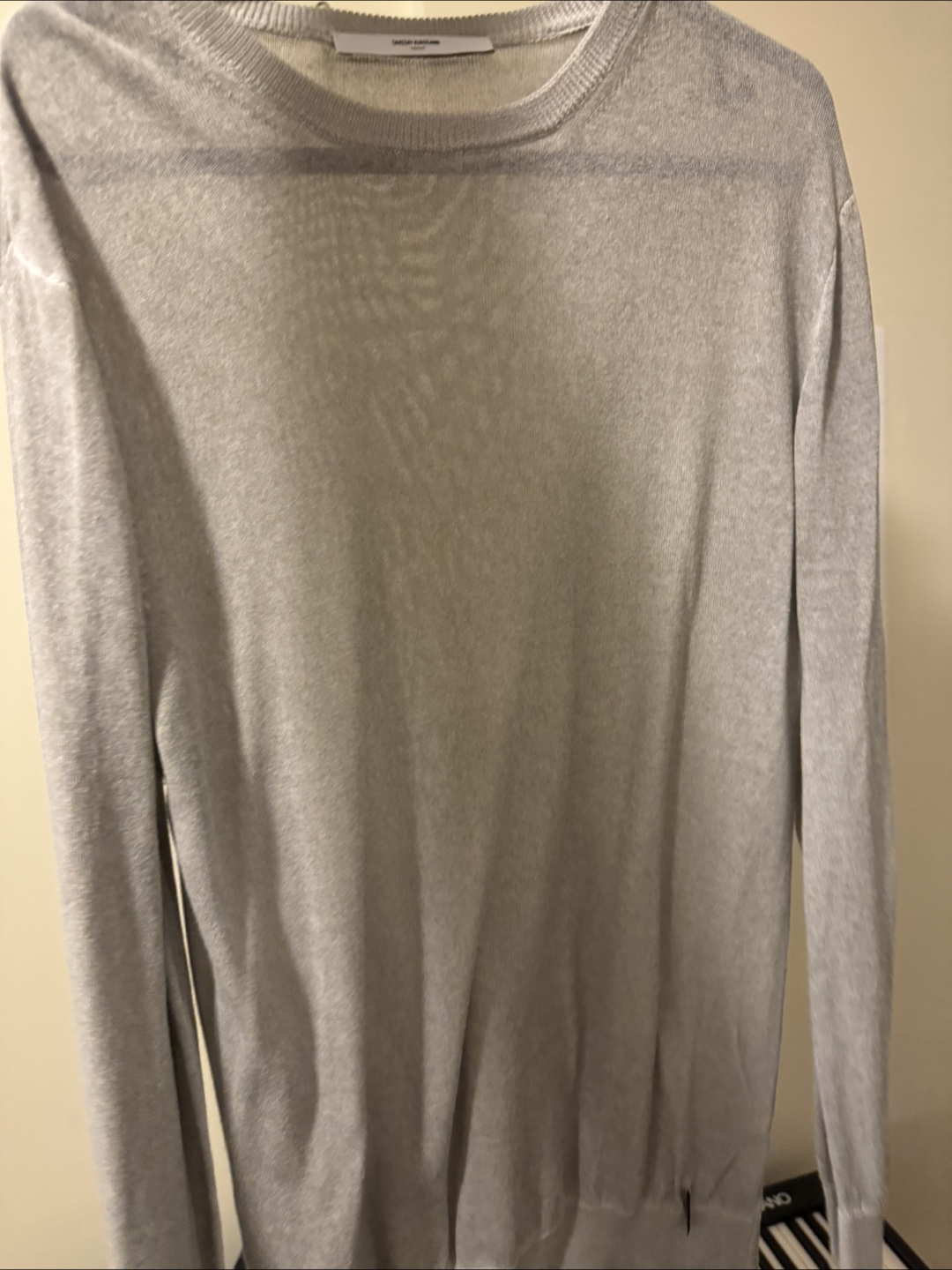 Takeshy Kurosawa Homme Light Grey Knit Sweater - photo 2