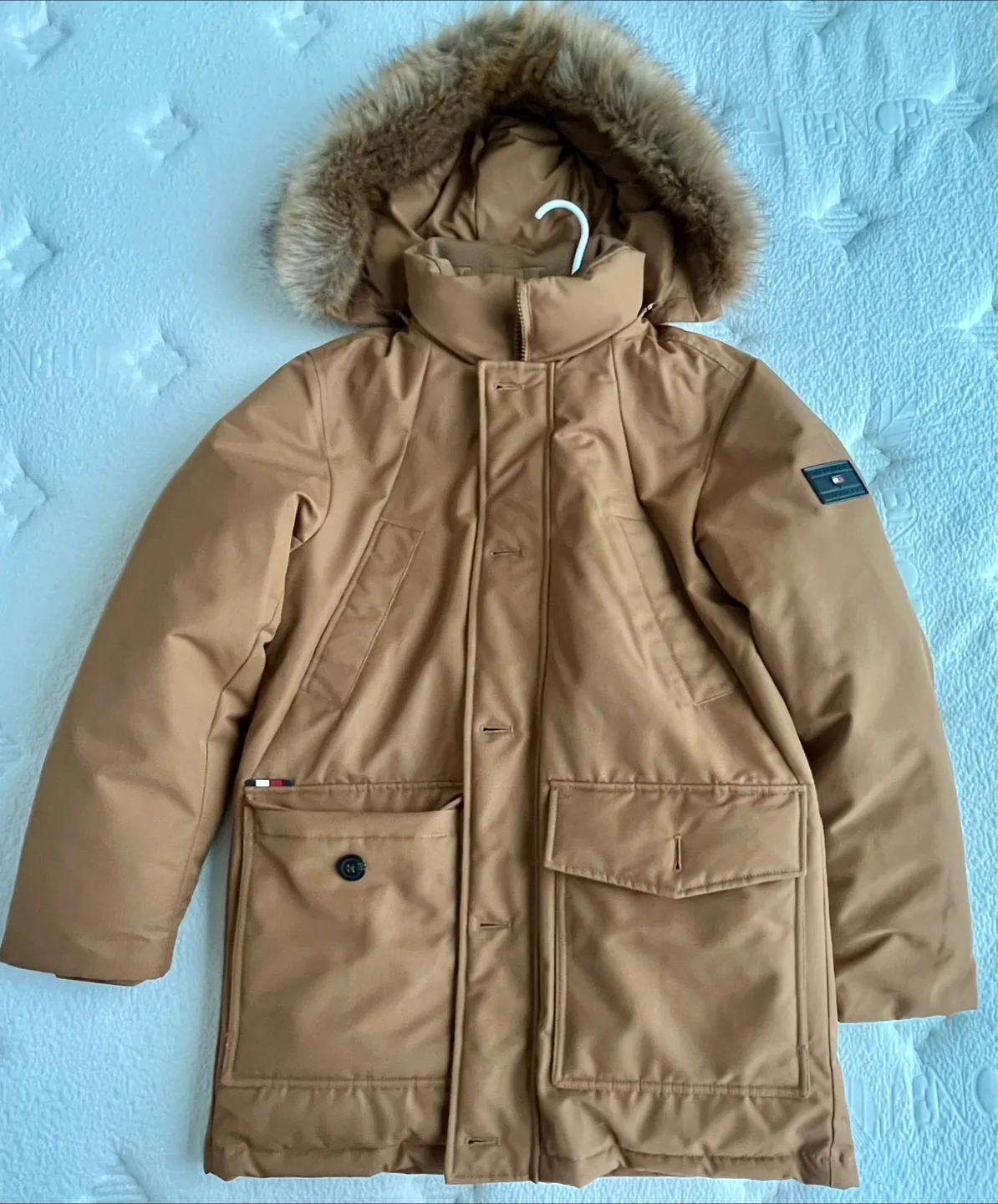 Tommy Hilfiger Men's Brown Parka Jacket - Size M thumbnail