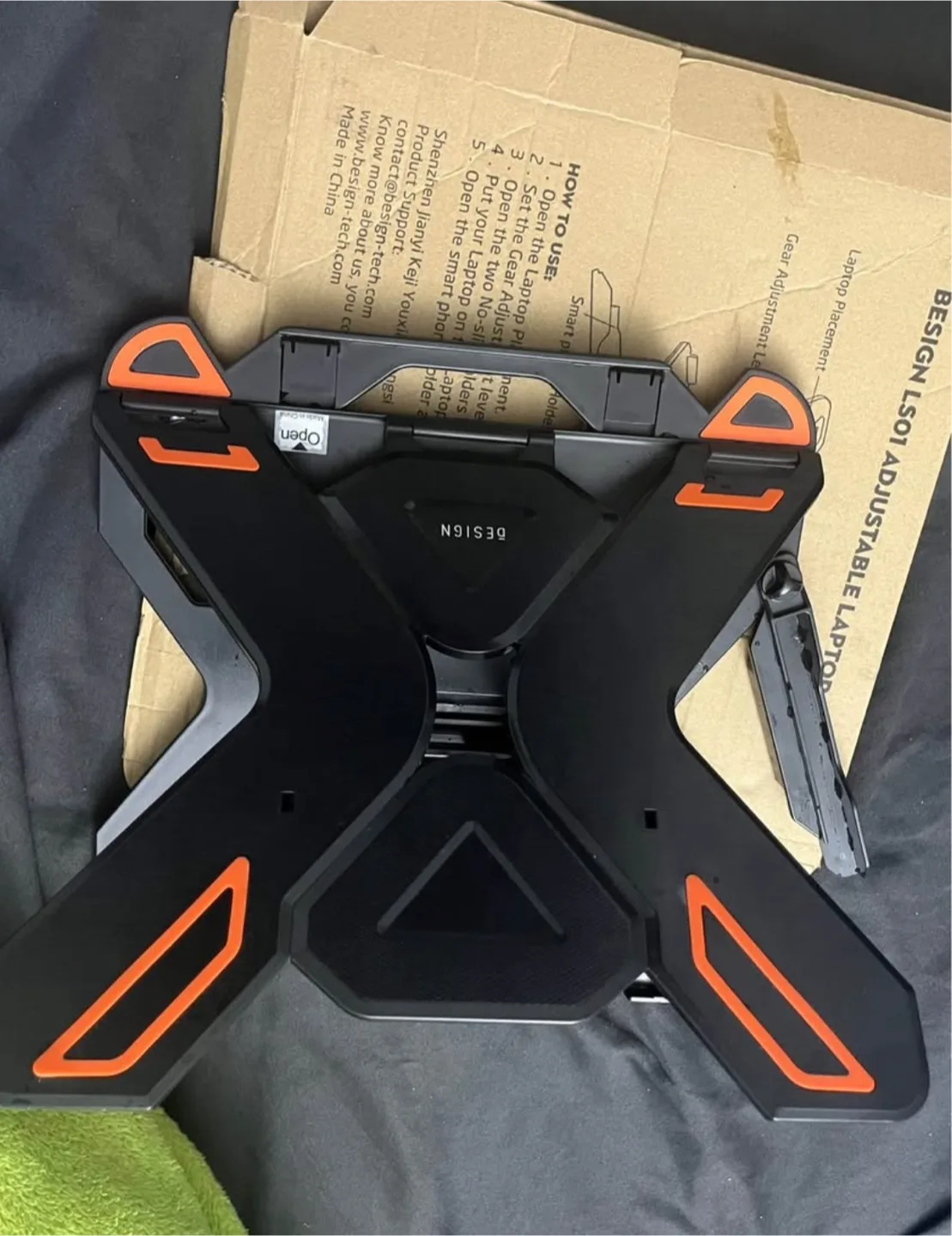 Adjustable Laptop Stand With Phone Stand image indicator(4)