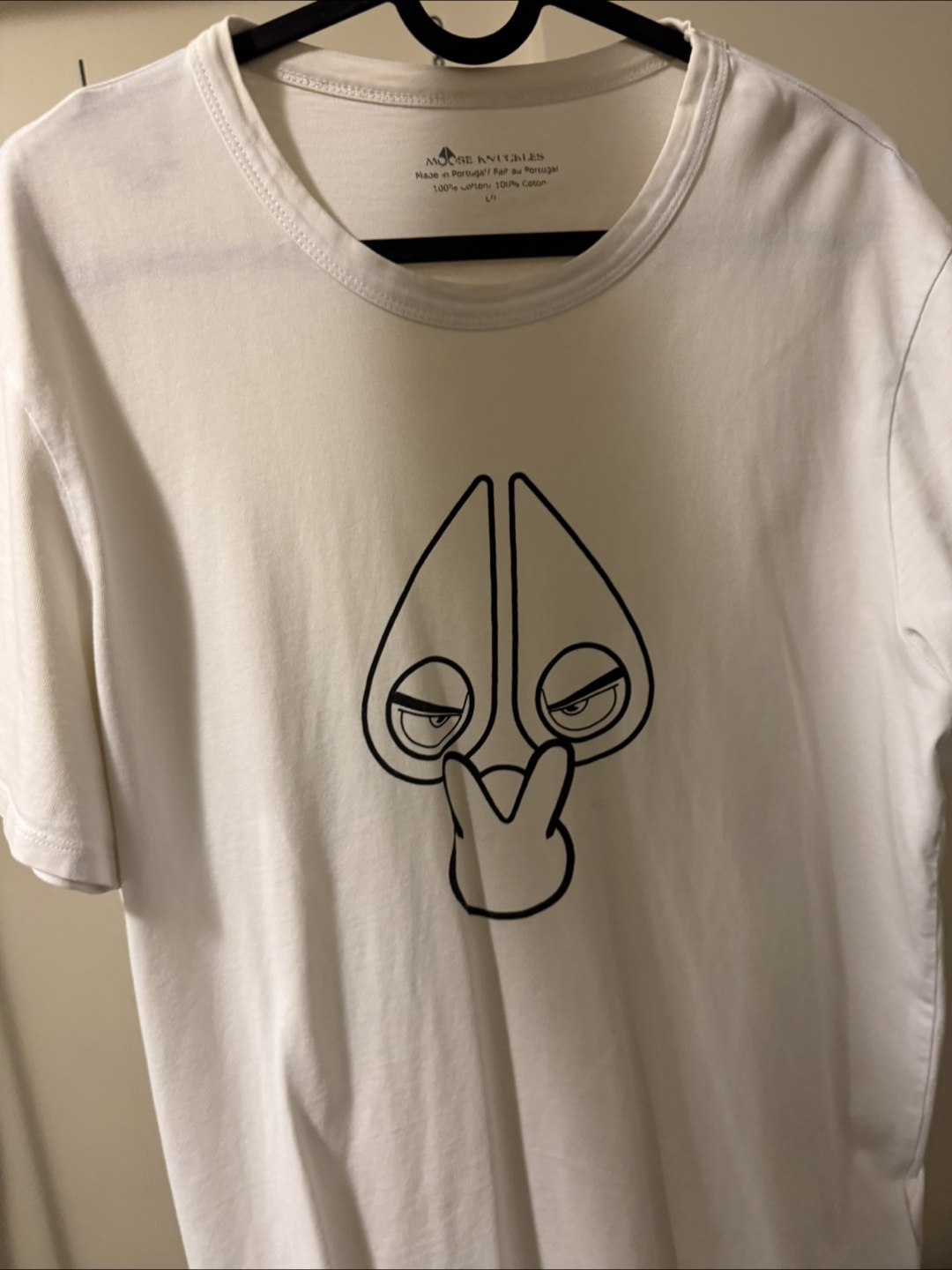 Moose Knuckles Men's Large White T-Shirt