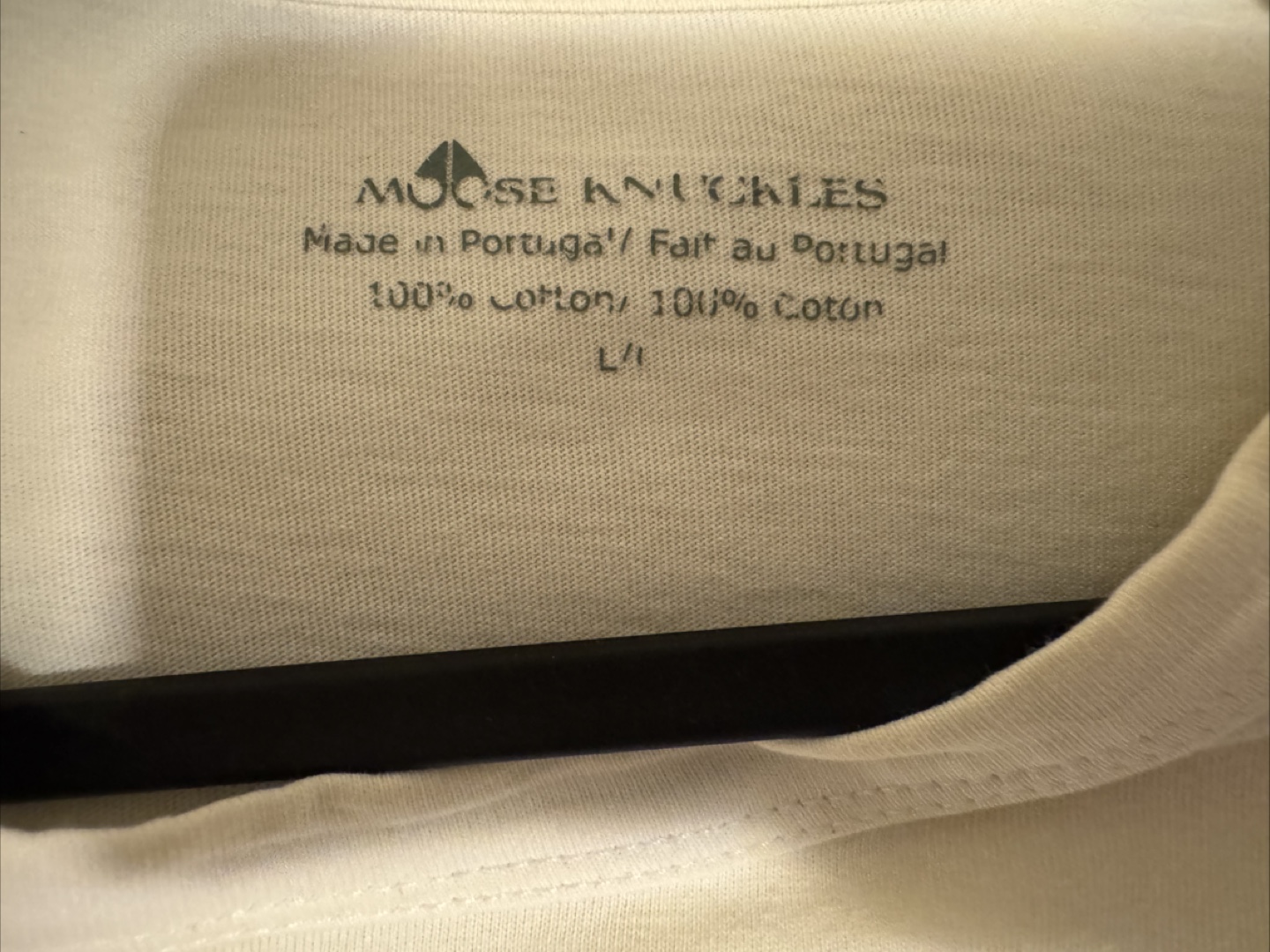 Moose Knuckles Men's Large White T-Shirt - photo 3