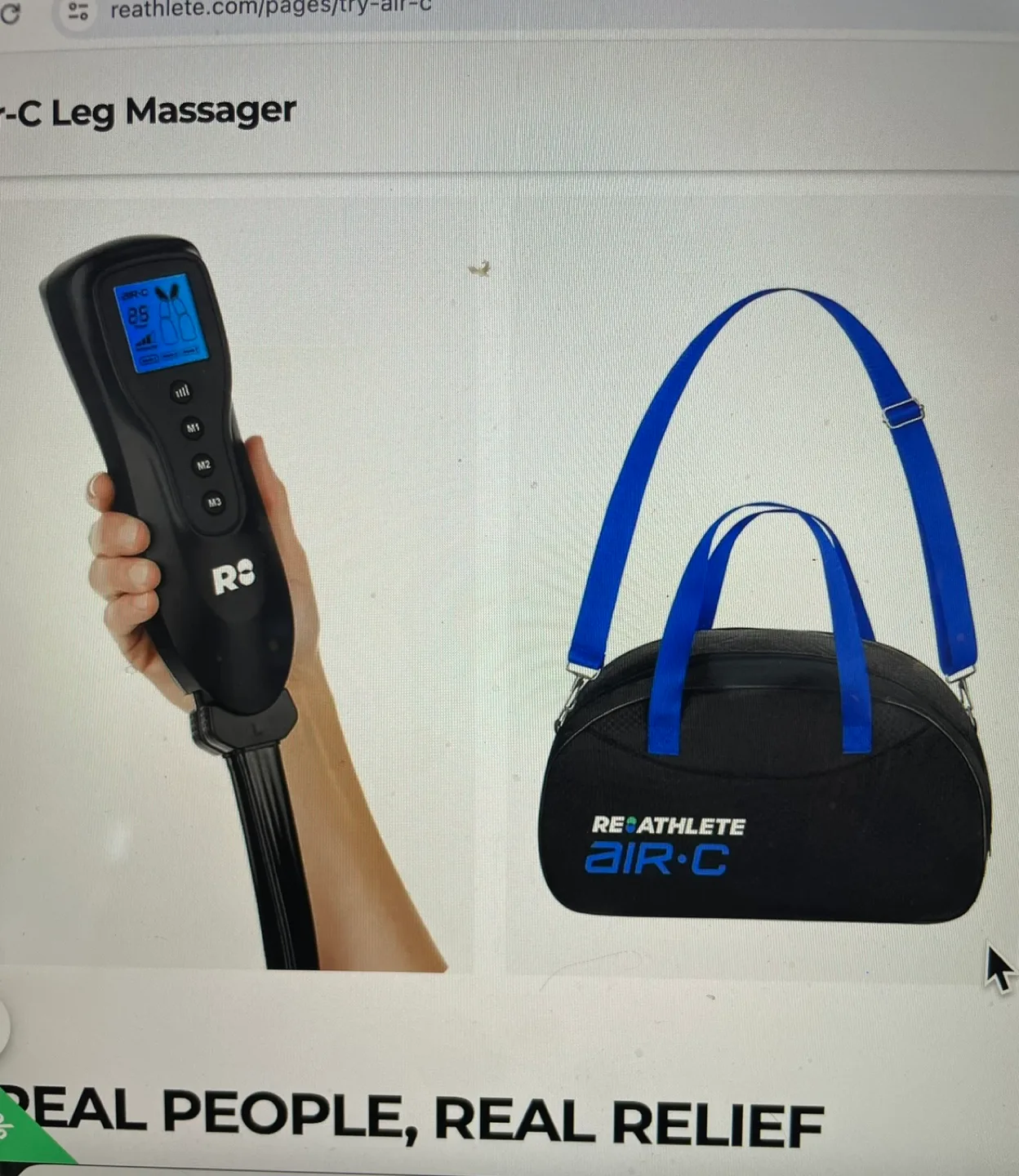 ReAthlete Air-C Leg Massager image indicator(3)