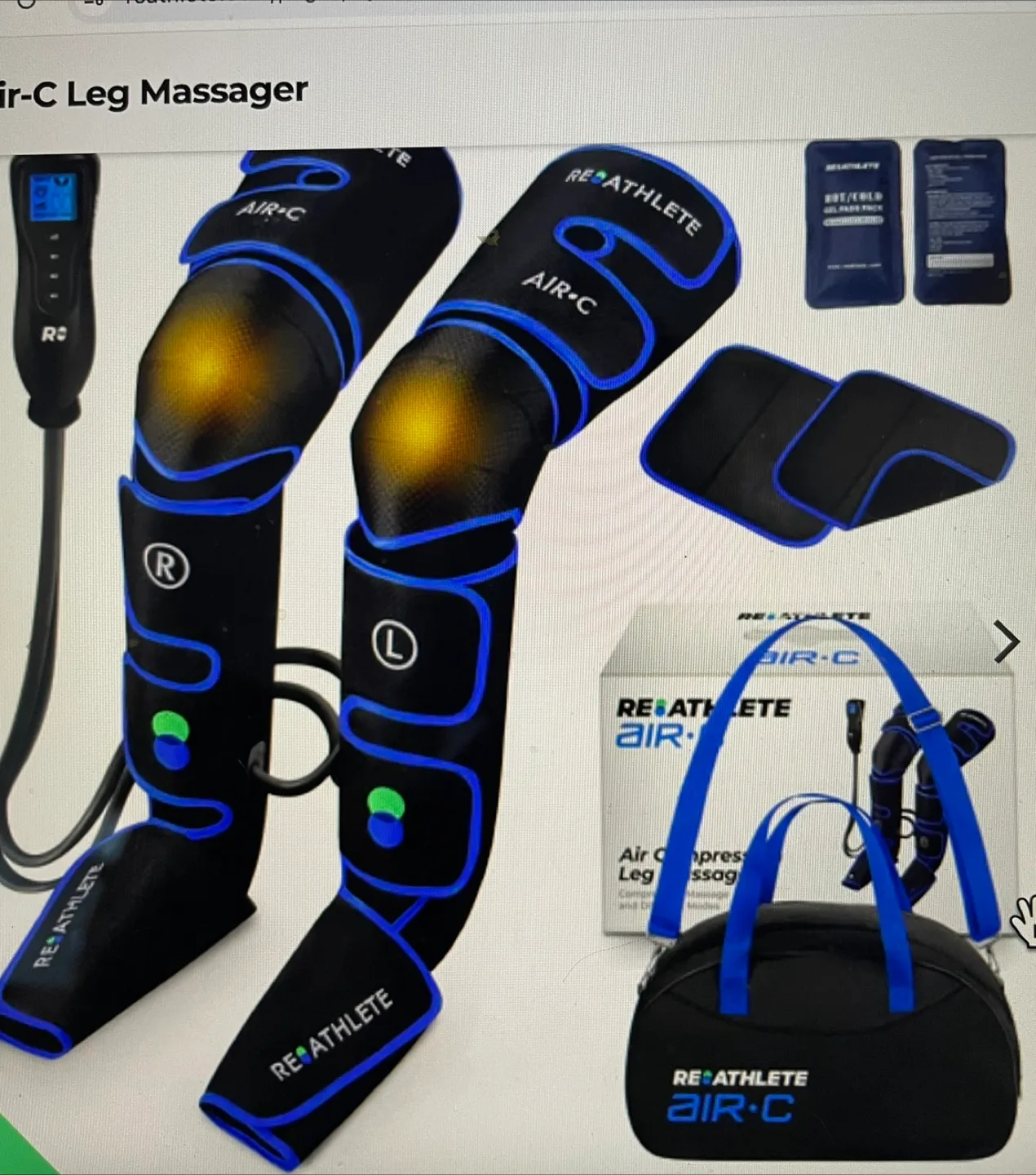 ReAthlete Air-C Leg Massager image indicator(4)