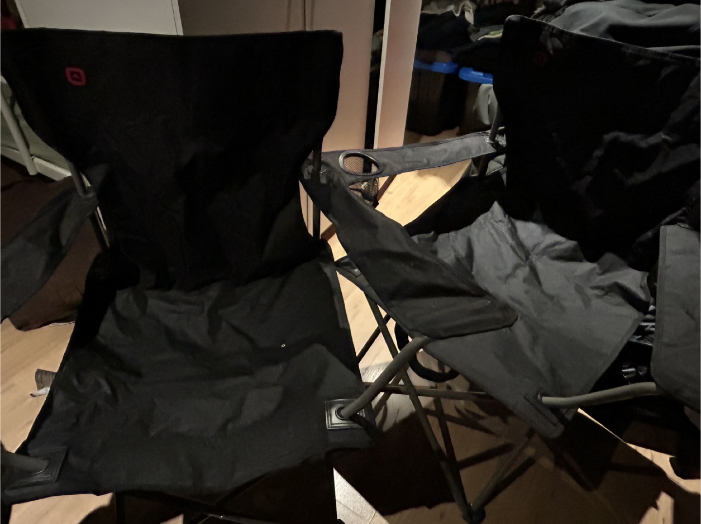 Pair of Portable Folding Camping Chairs