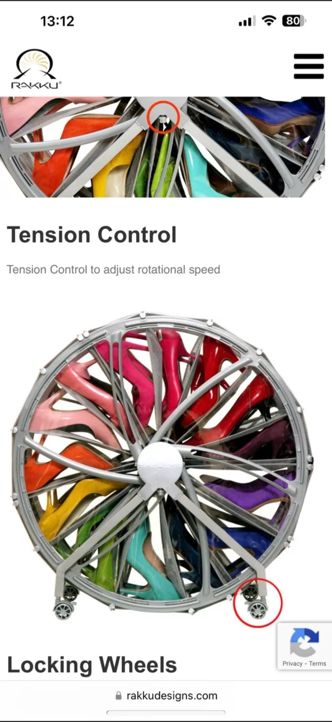 Rakku Rotating Shoe Rack image indicator(2)