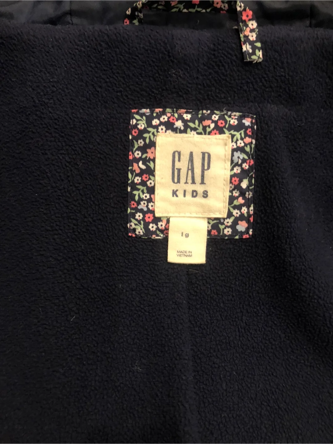 🏒Girls' Gap Kids Floral Puffer Jacket - Size L image indicator(4)