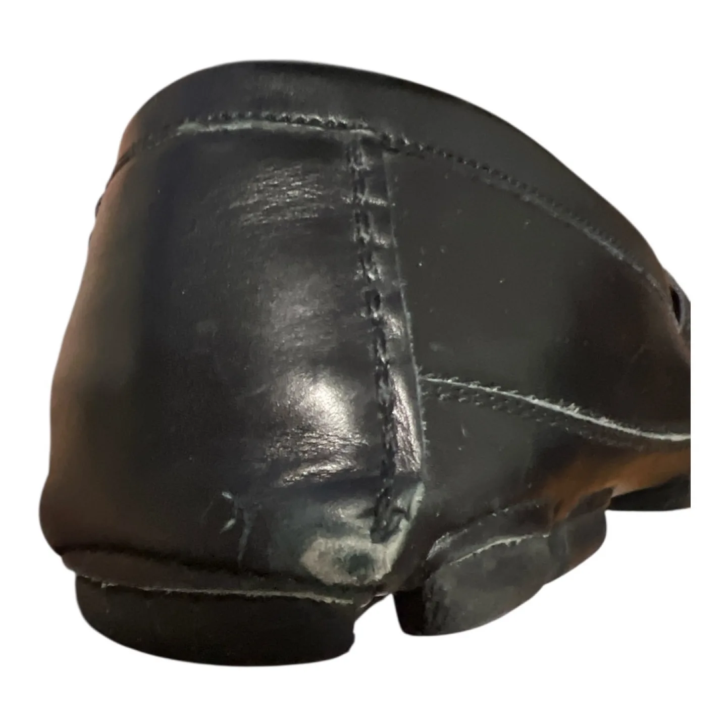 Bruno Magli Men's Black Leather Loafers image indicator(7)