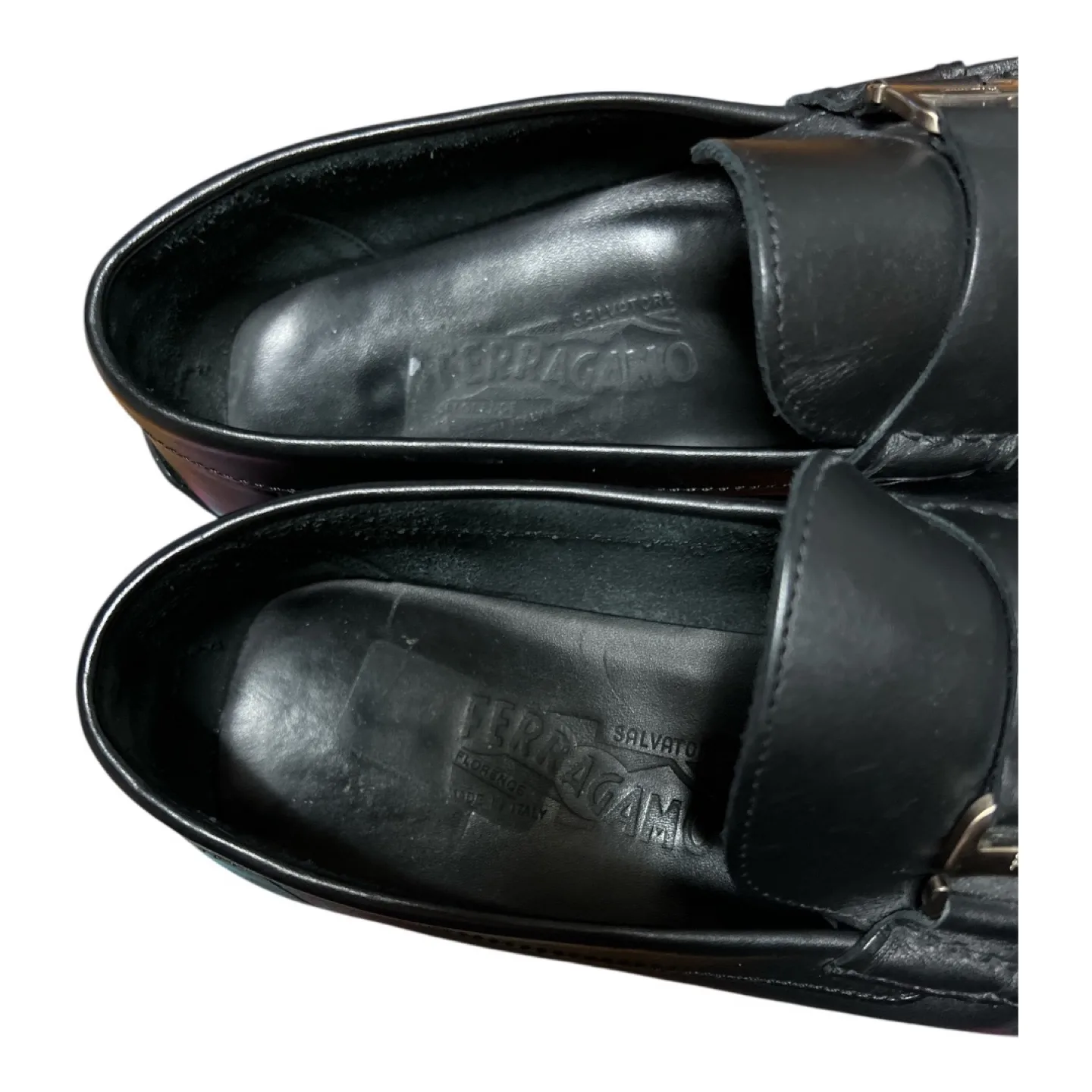 Salvatore Ferragamo Black Leather Loafers image indicator(5)