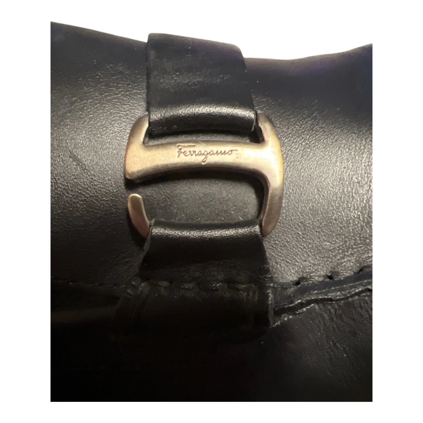 Salvatore Ferragamo Black Leather Loafers image indicator(4)