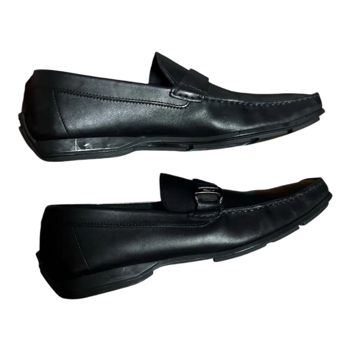 Salvatore Ferragamo Black Leather Loafers image indicator(8)