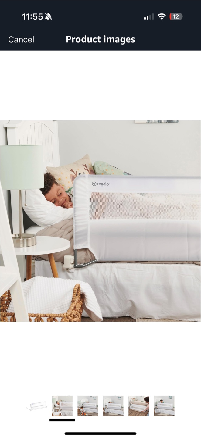 Regalo My Cot Bed Rail - White - photo 2
