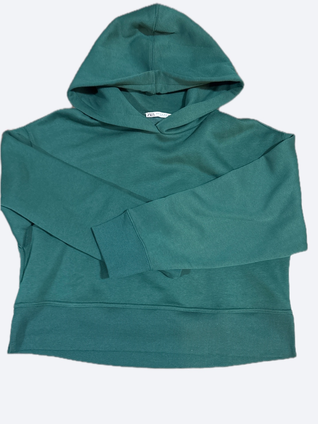 Zara Green Hoodie Size Small