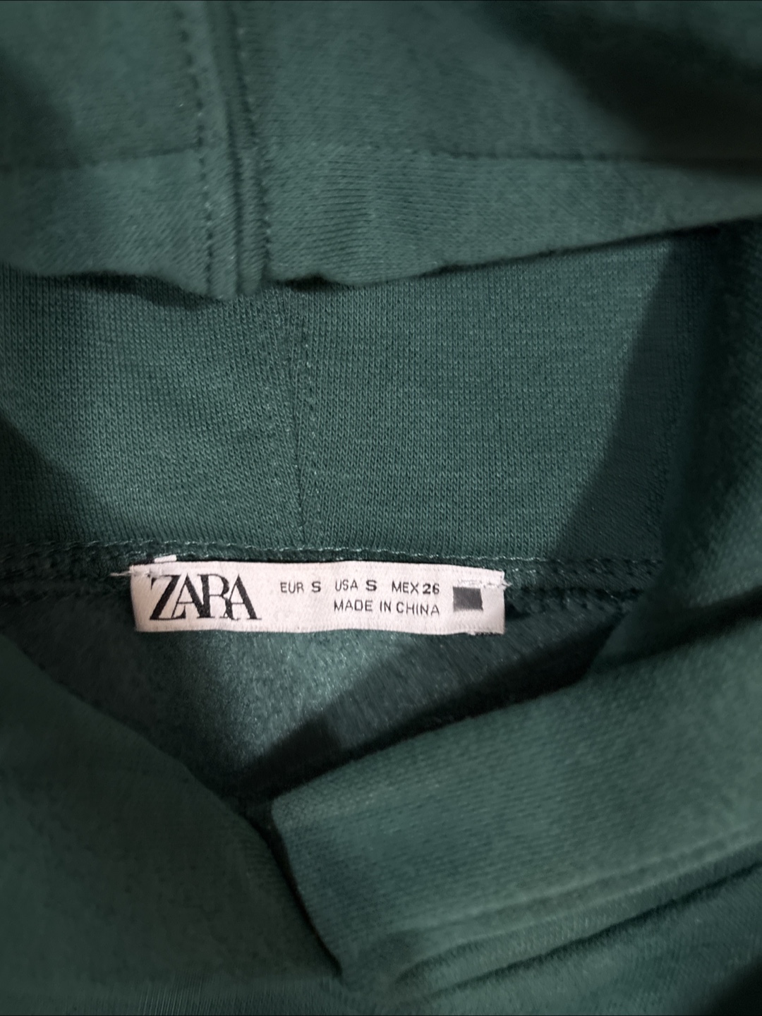 Zara Green Hoodie Size Small - photo 2