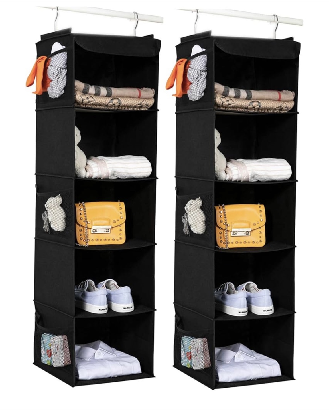 Five-shelf Hanging Closet Organizer