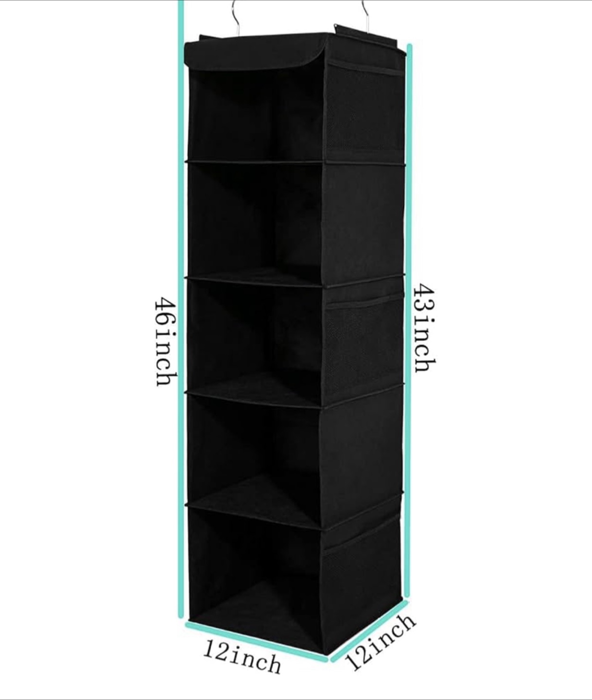 Five-shelf Hanging Closet Organizer - photo 4