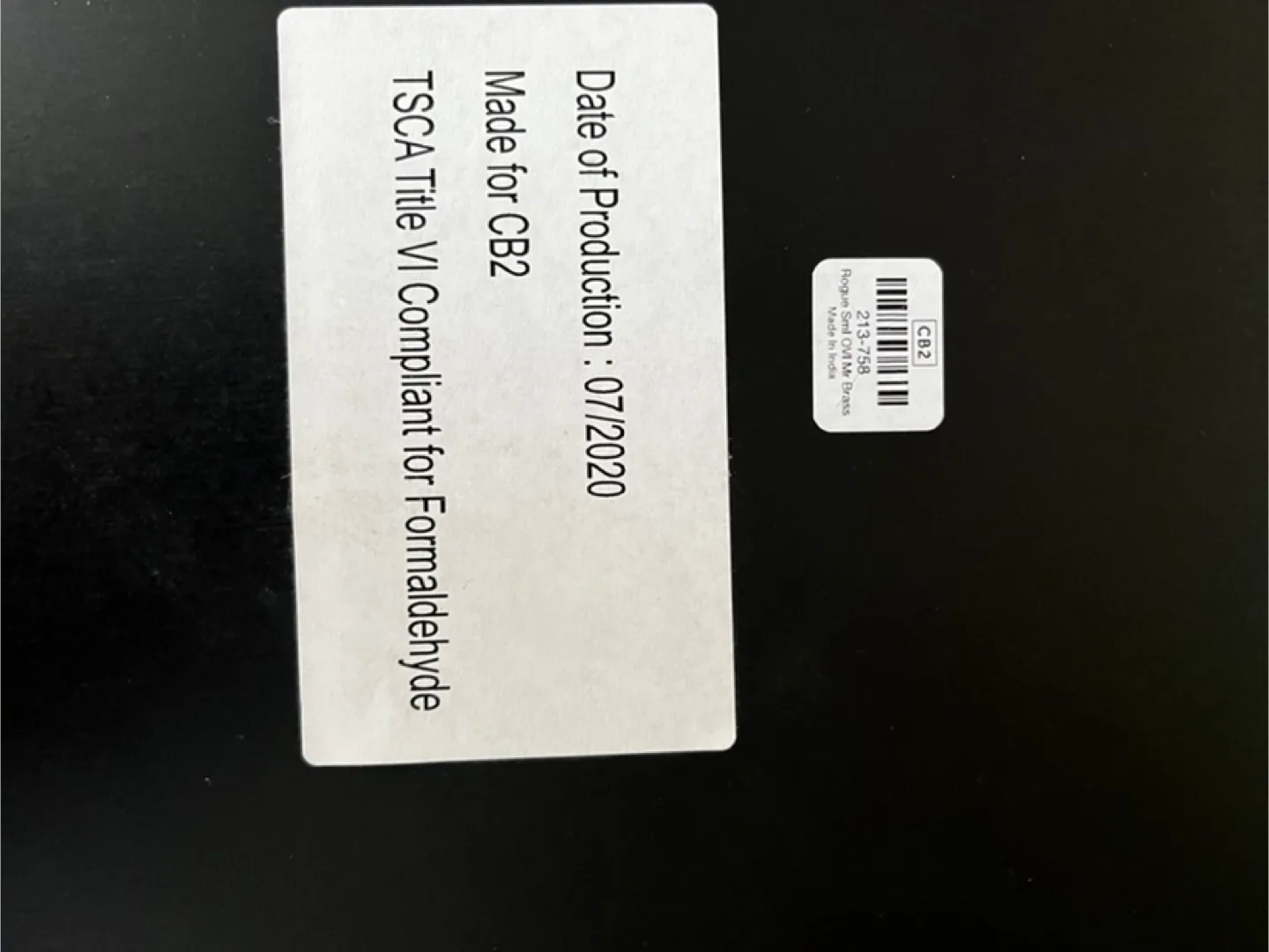 Cb2 Rogue Small Oval Brass Mirror image indicator(2)