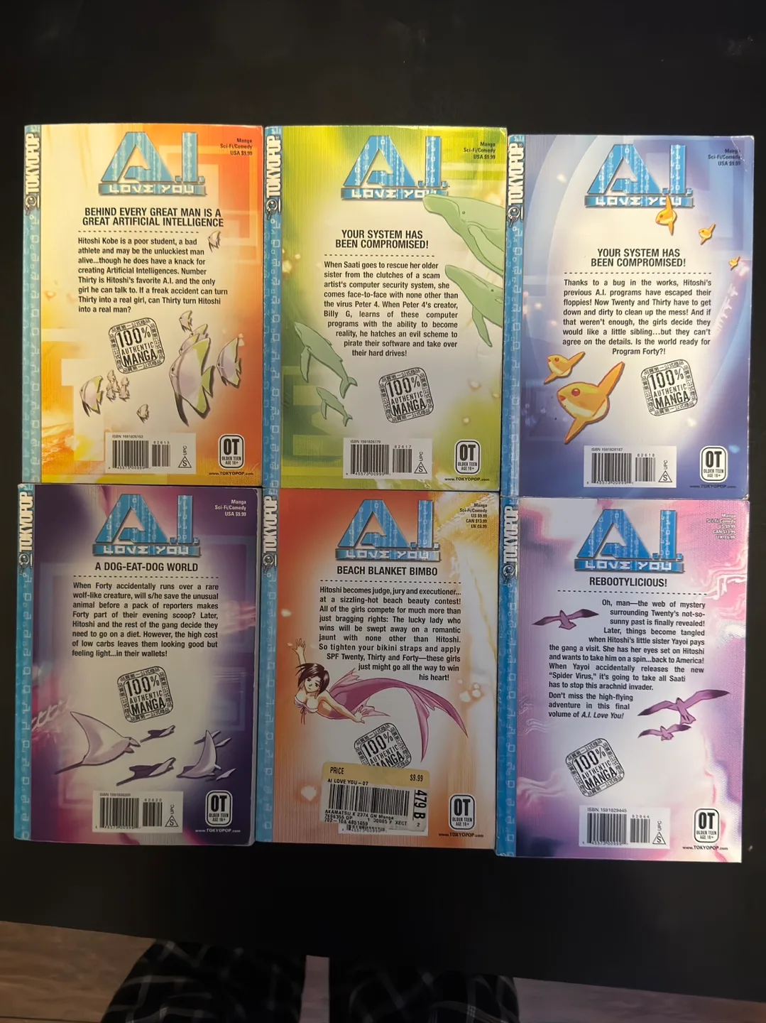 AI Love You manga set (Volumes 1, 3-4, 6-8) image indicator(2)