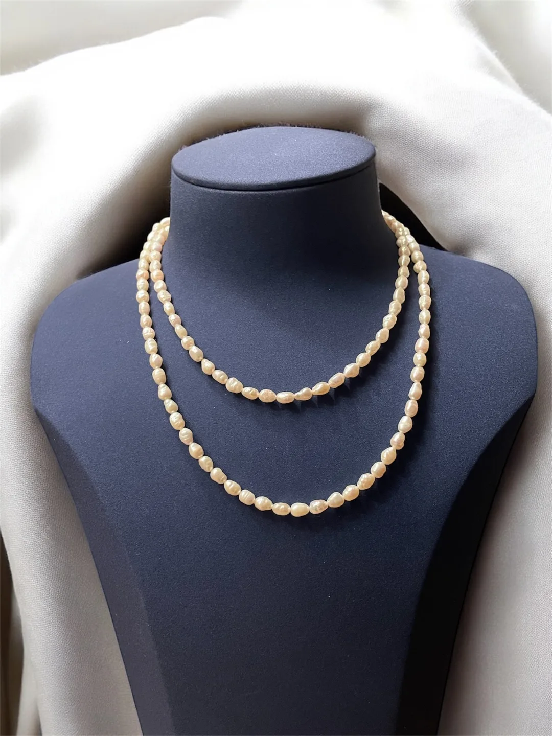 Double Strand Baroque Pearl Necklace thumbnail