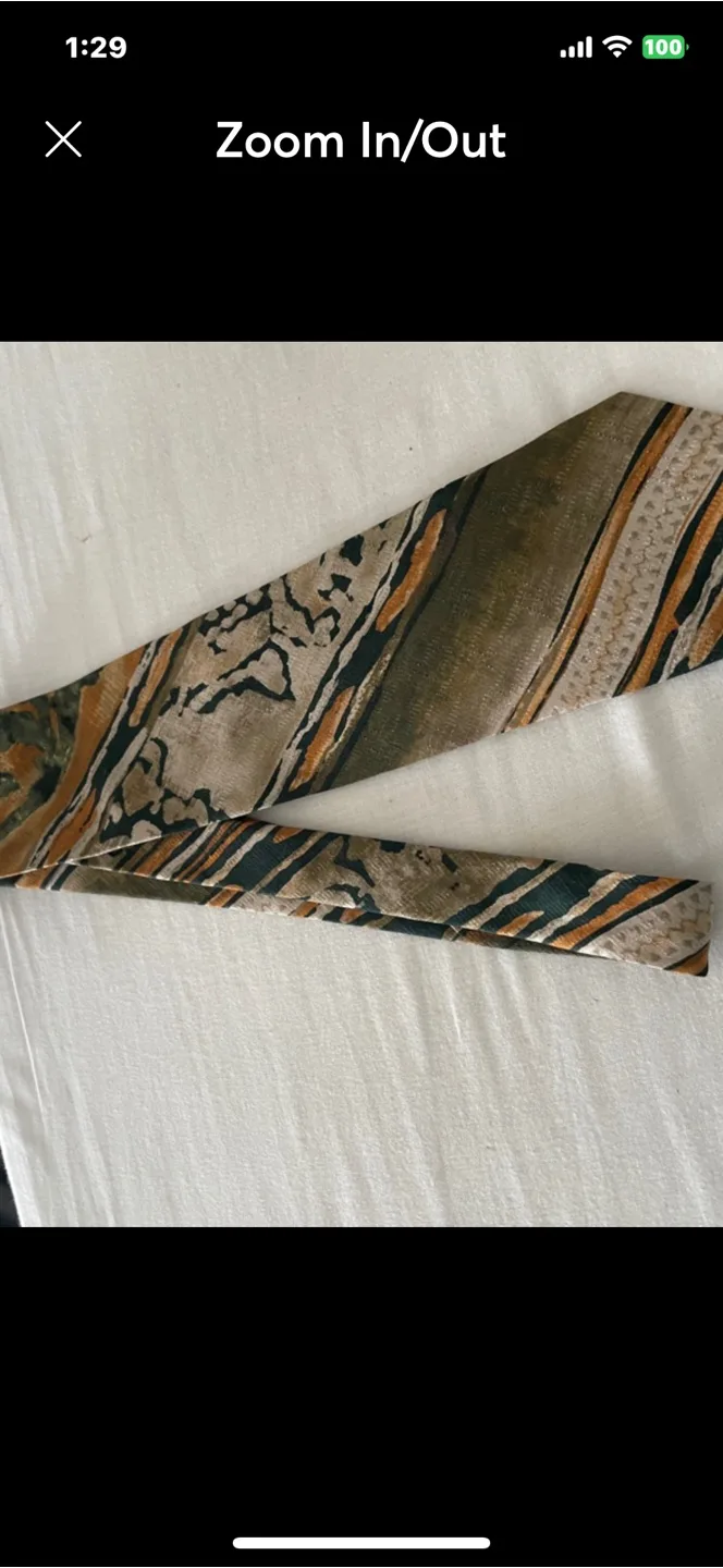 Men's Vintage Silk Necktie thumbnail