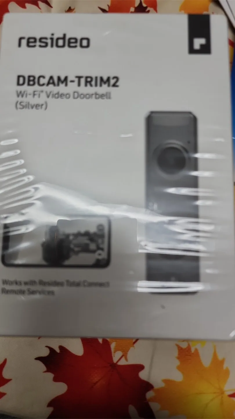 Resideo DBCAM-TRIM2 Wi-Fi Video Doorbell (Silver) thumbnail