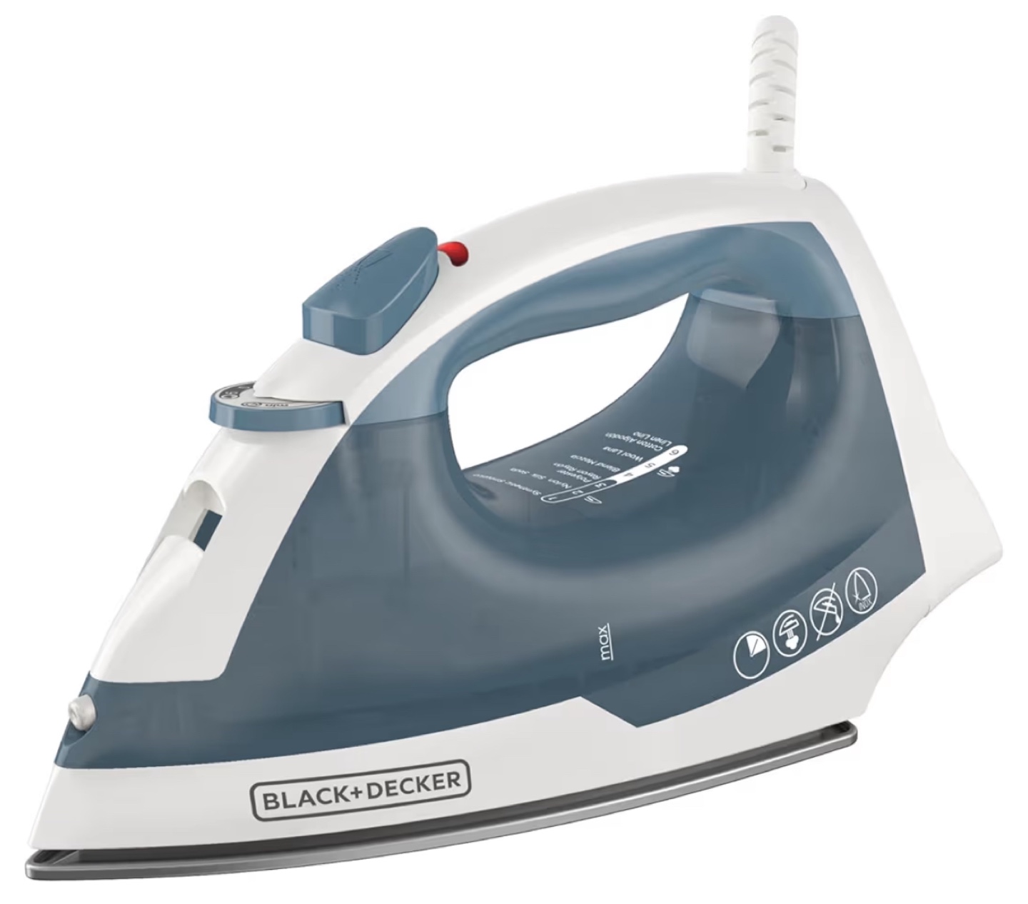 Black+Decker SmartSteam Iron - Powerful Steam