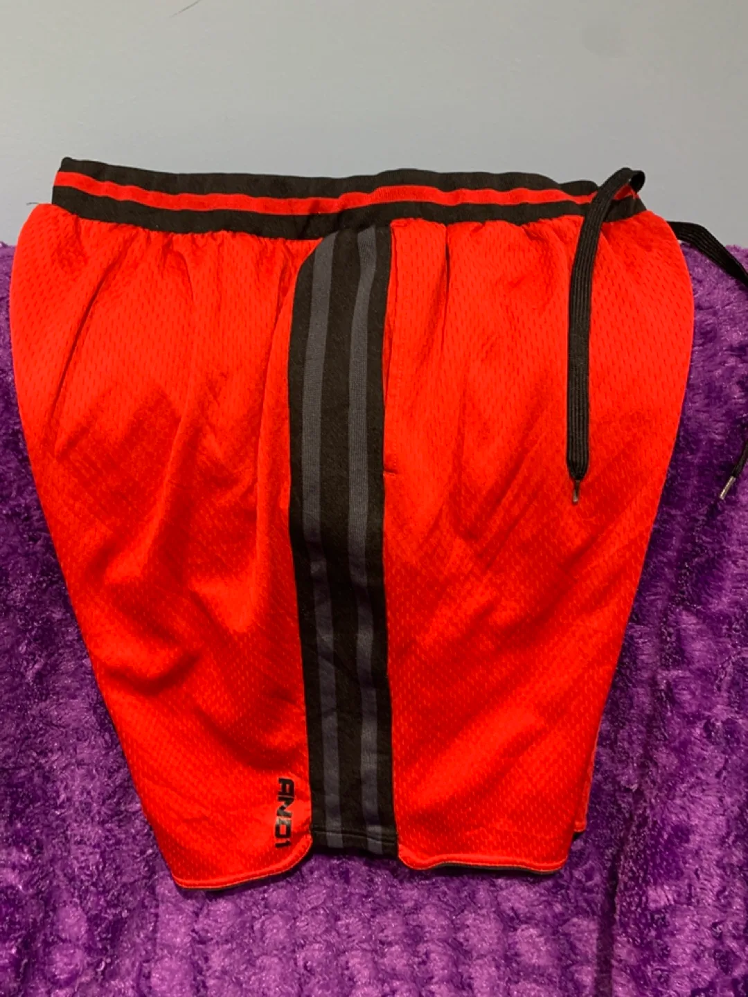 Men's Red AND1 Basketball Shorts thumbnail