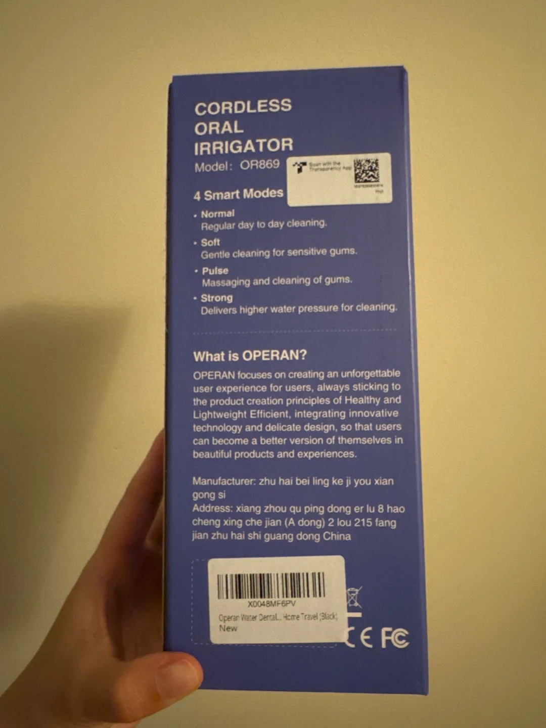 Brand New Portable Cordless Dental Flosser 🏒 image indicator(7)