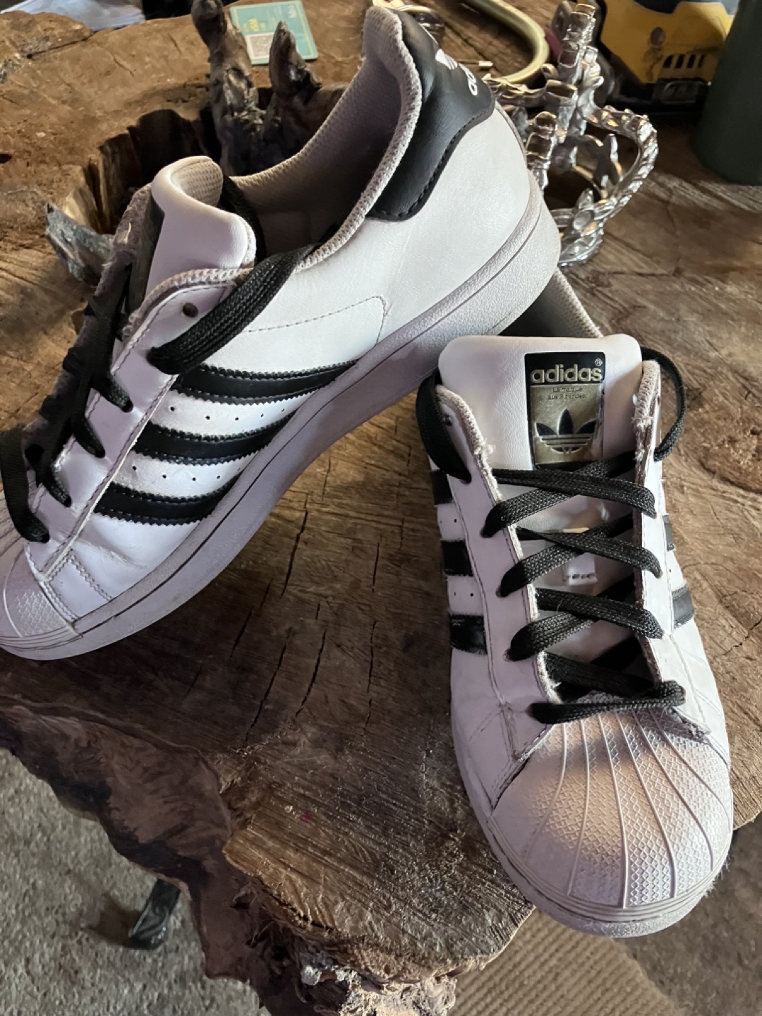 Adidas Superstar Sneakers - White and Black