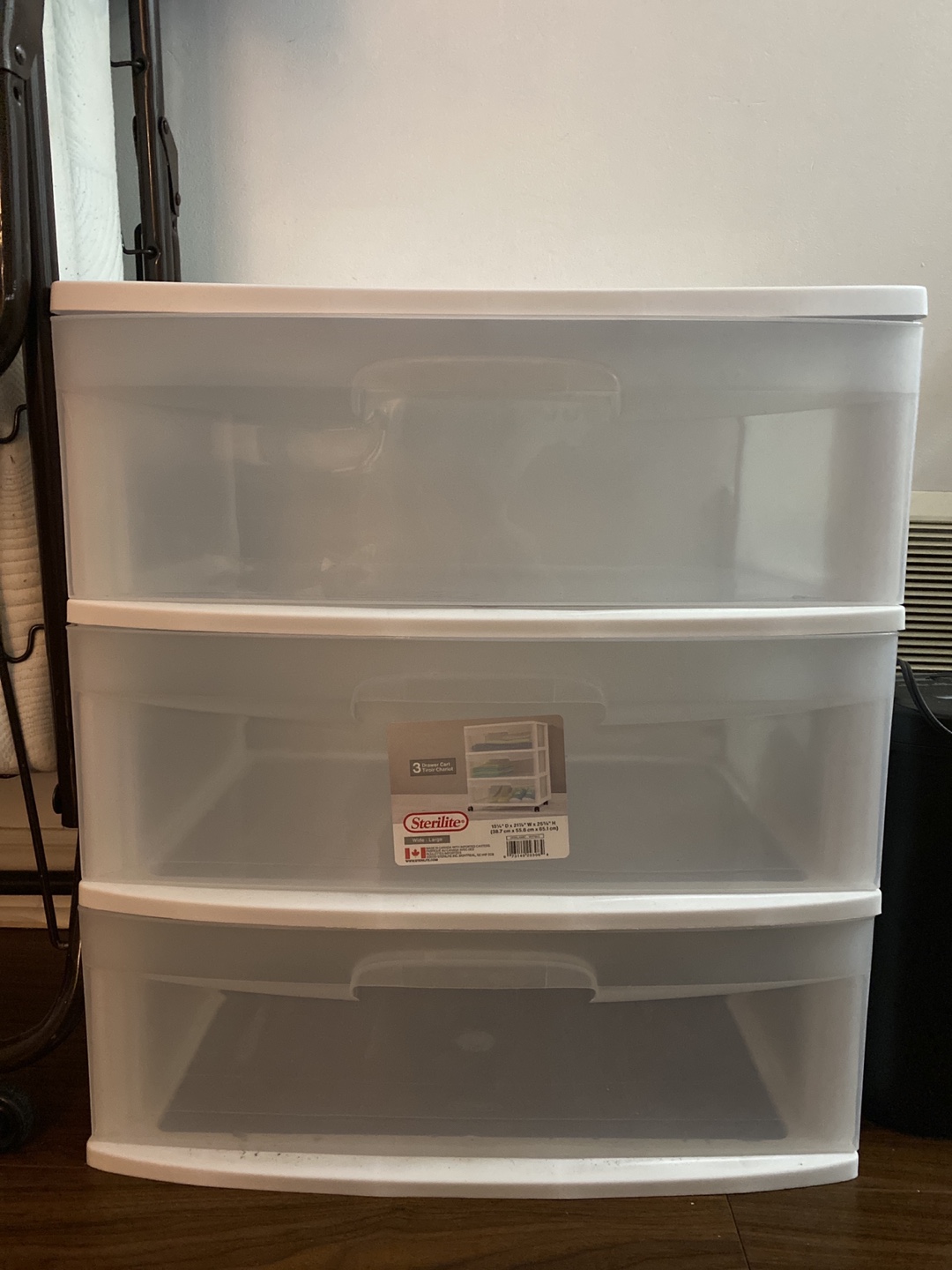 Sterilite 3-Drawer Storage Cart