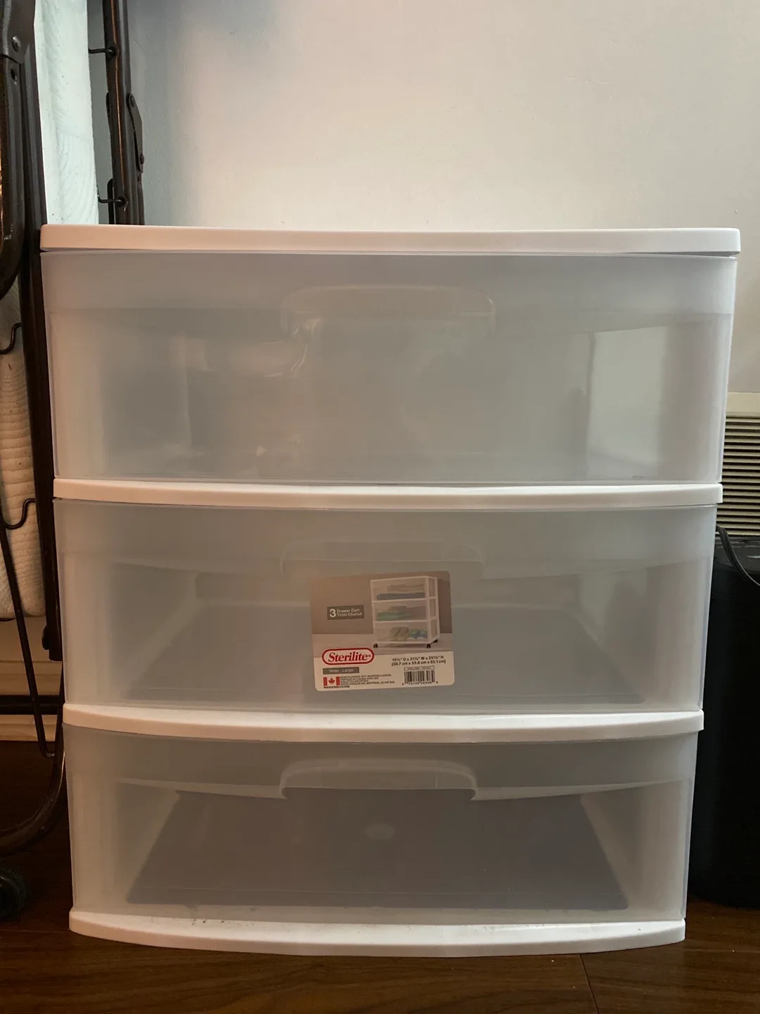 Sterilite 3-Drawer Storage Cart thumbnail