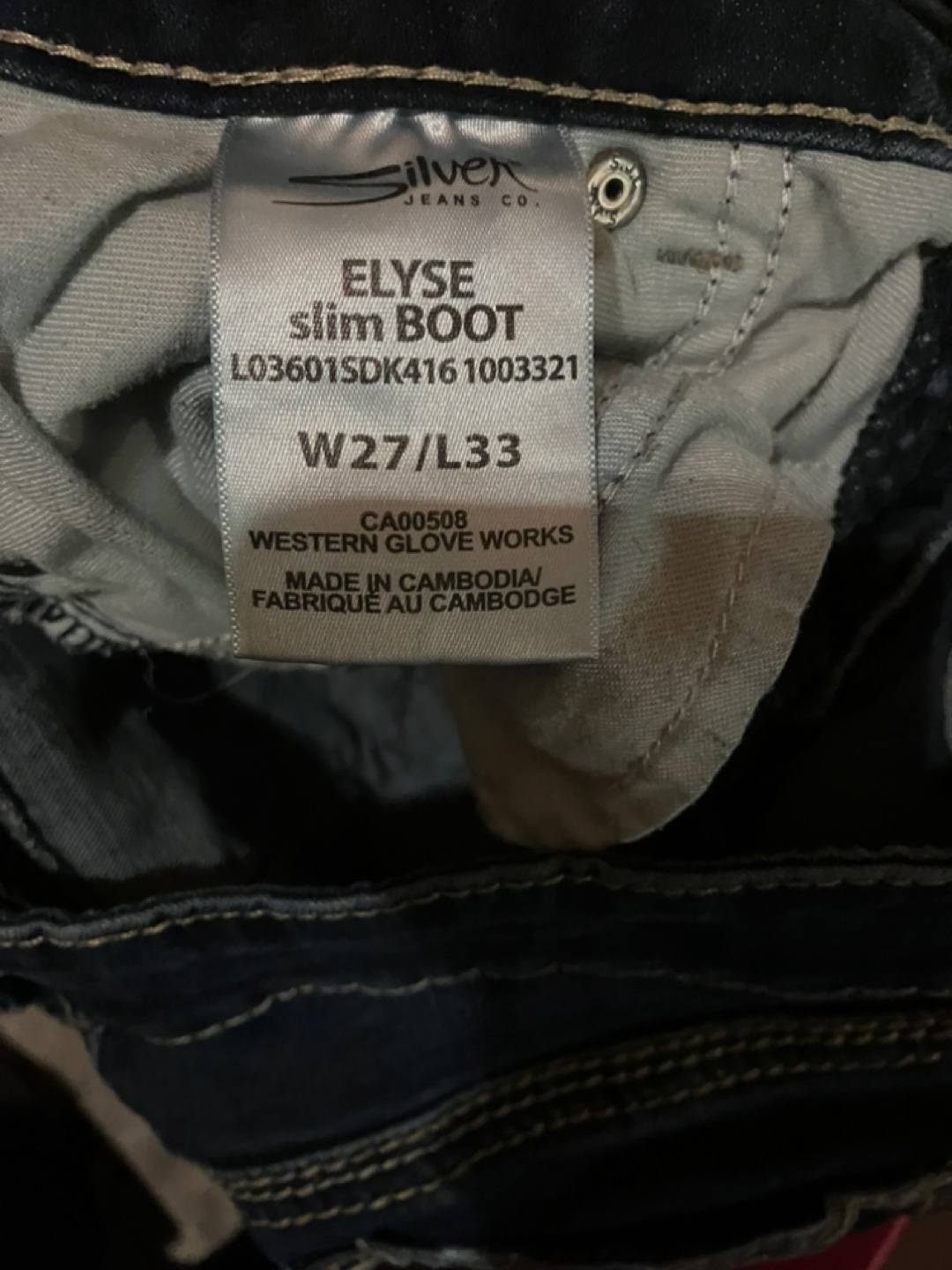 Silver Jeans Co. Elyse Slim Boot Jeans - Size 27/33 - photo 5