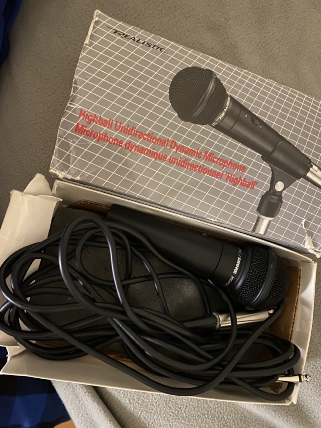Realistic Highball Unidirectional Dynamic Microphone