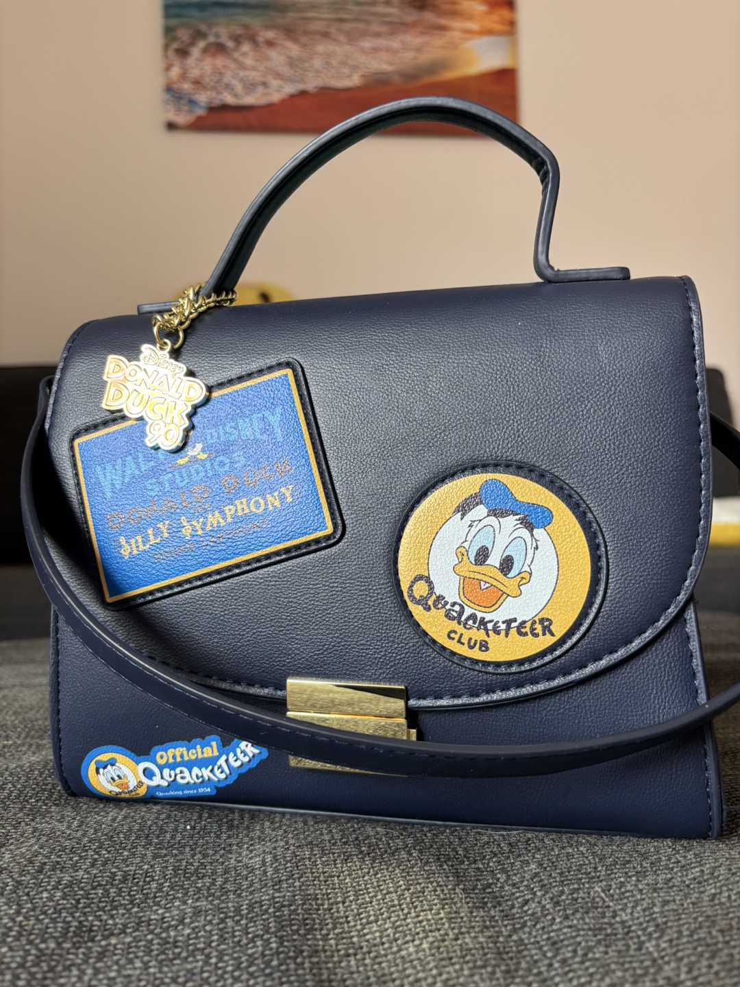 Mint Disney Donald Duck Satchel Bag