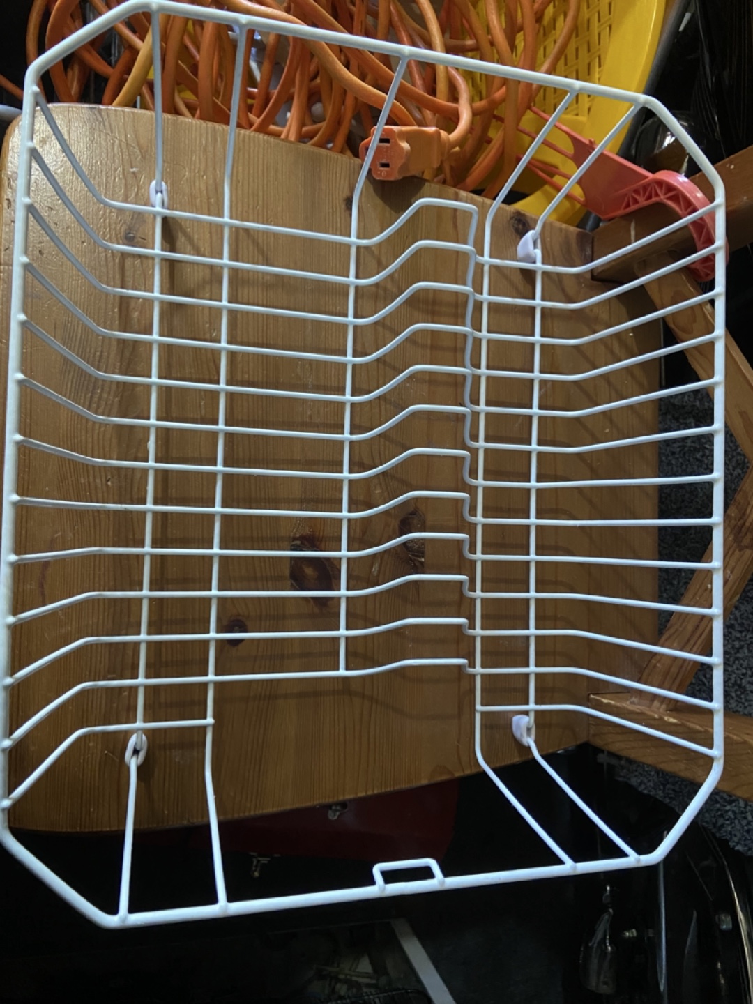 White Wire Dish Drying Rack