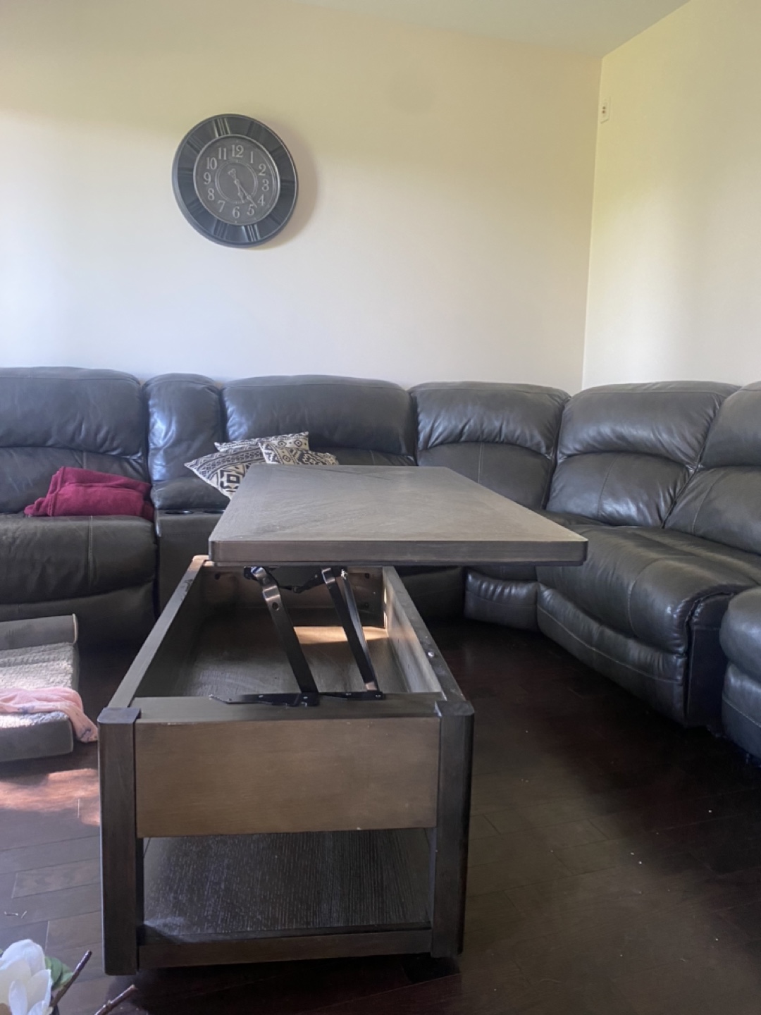 Lift-Top Coffee Table with Storage - photo 3