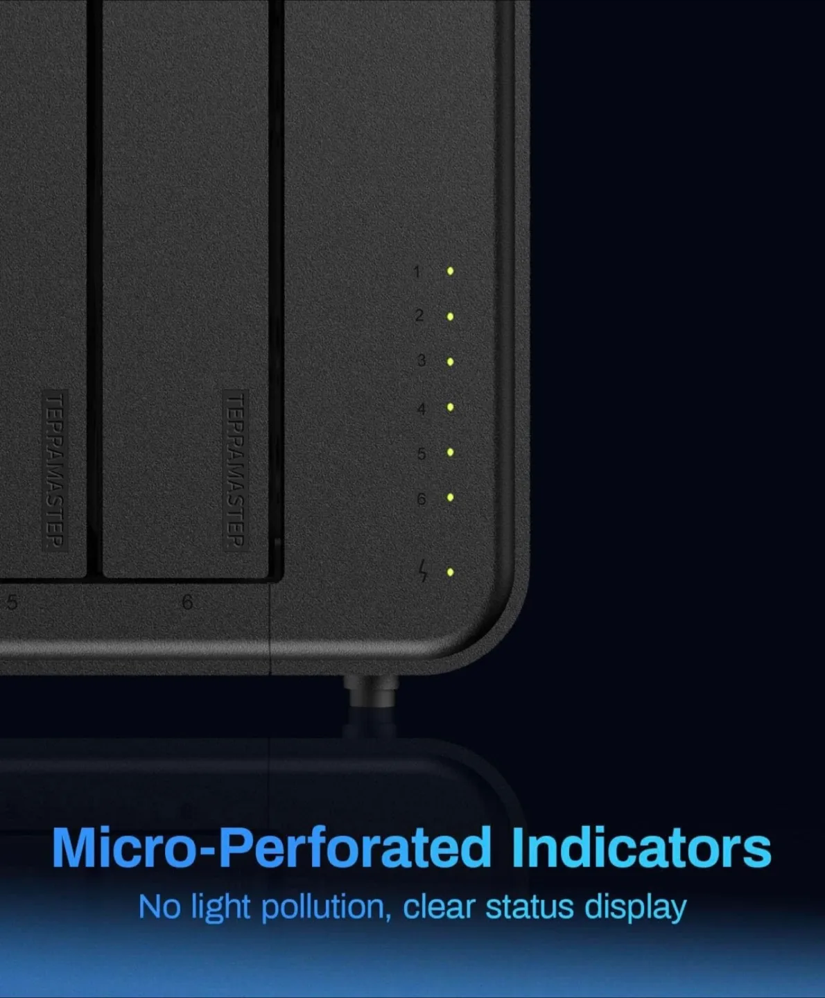 TerraMaster F6-424 Max 6-Bay NAS Storage Server - 10-Core CPU image indicator(5)