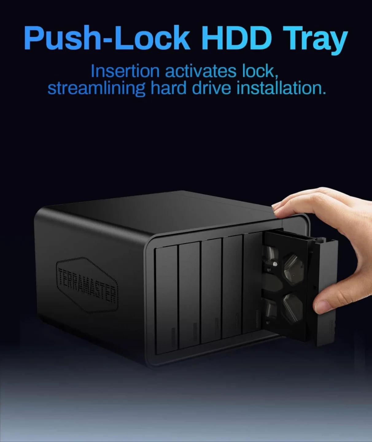 TerraMaster F6-424 Max 6-Bay NAS Storage Server - 10-Core CPU image indicator(7)