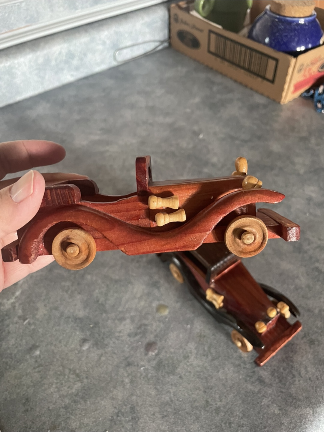 Vintage wooden toy cars - photo 5