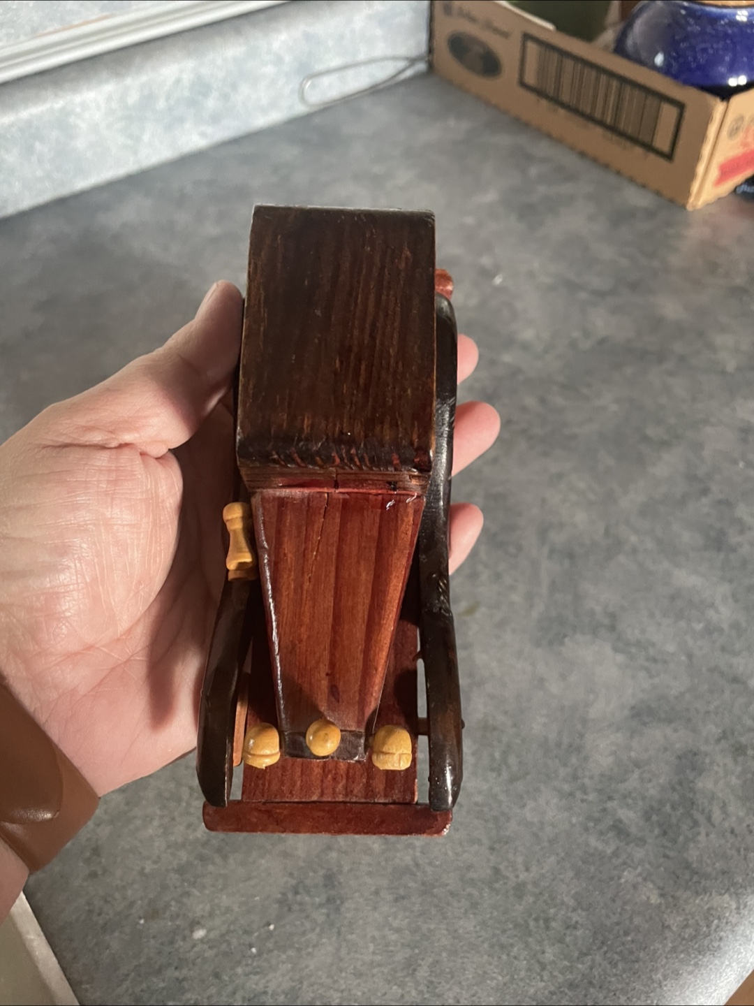 Vintage wooden toy cars - photo 3