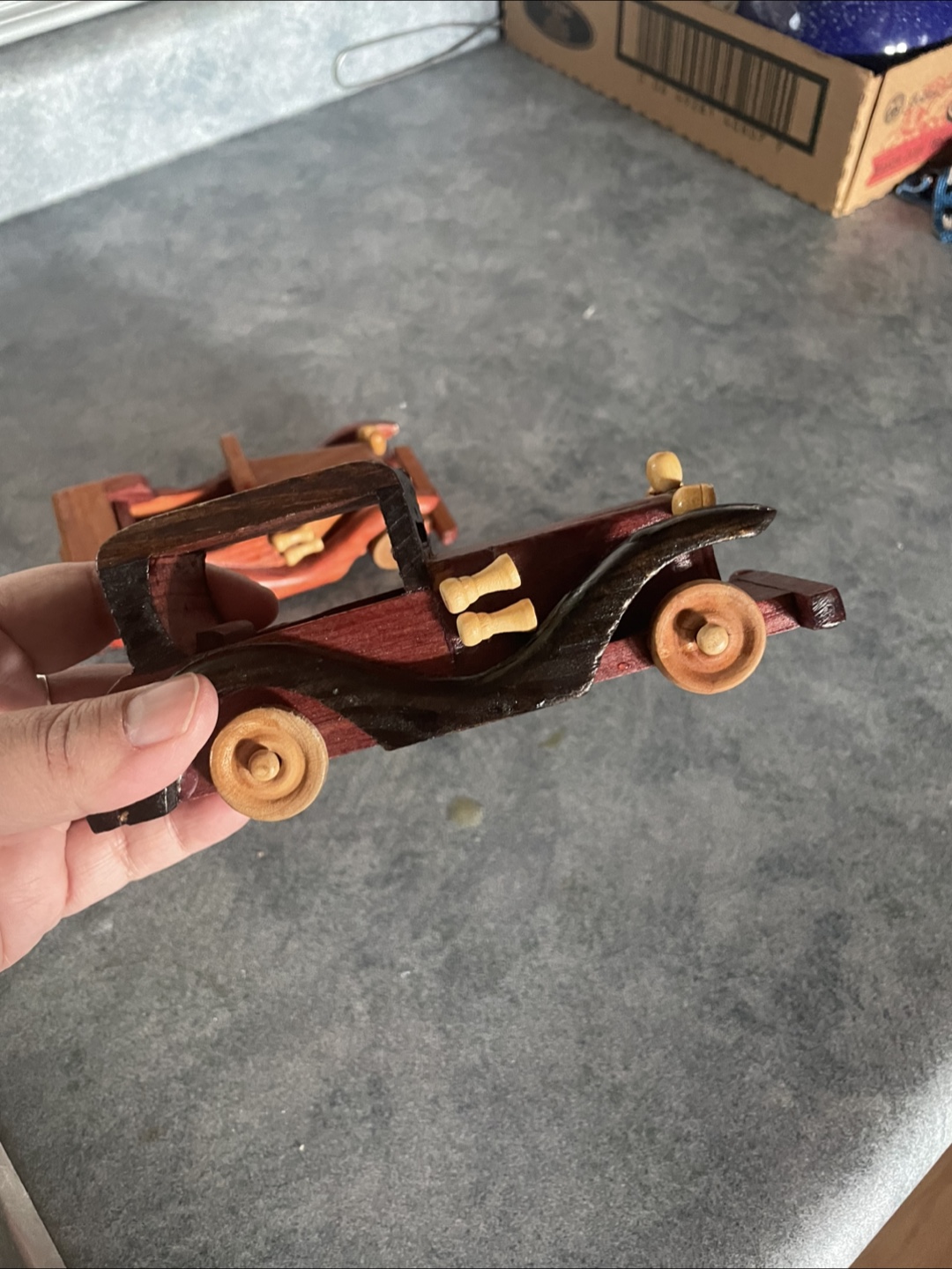 Vintage wooden toy cars - photo 2
