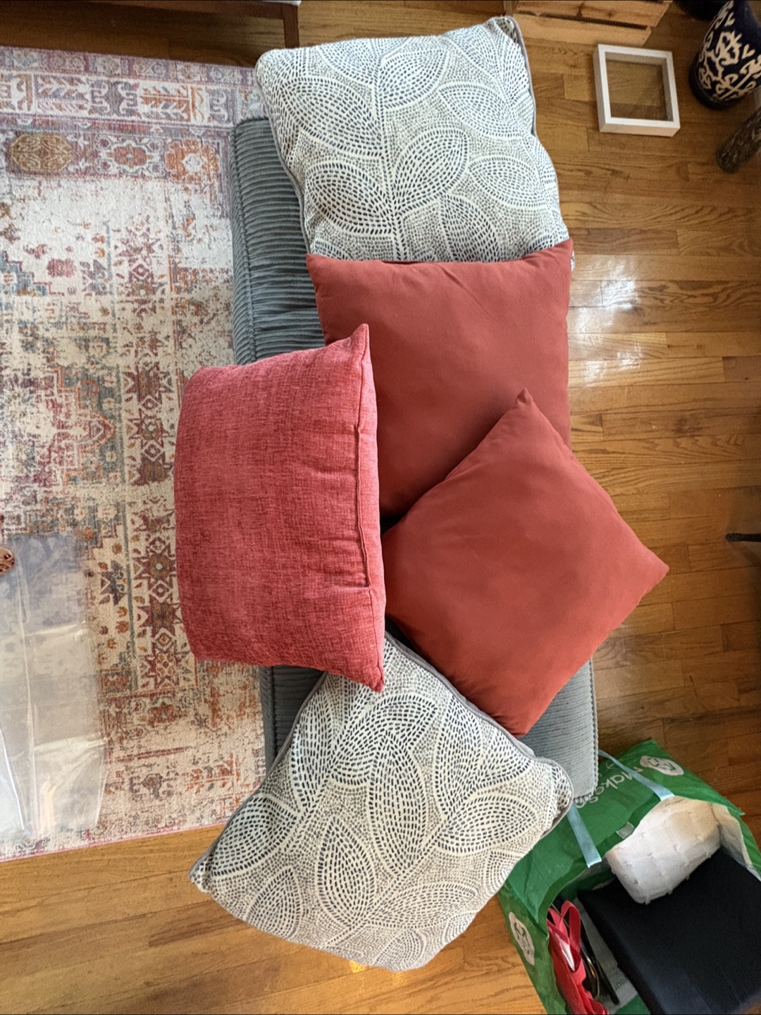 Set of 5 Decorative Throw Pillows