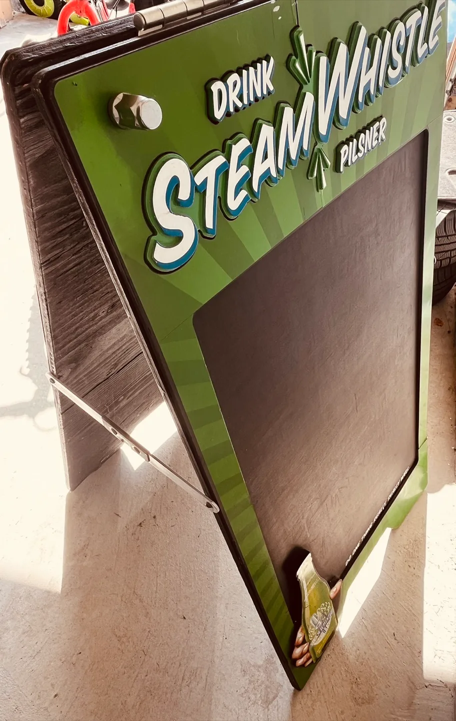 Advertisement black board standee image indicator(2)