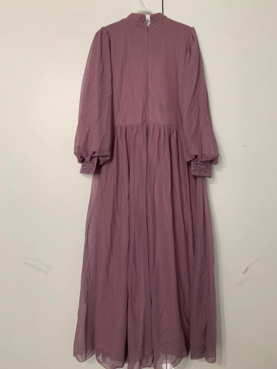 Dusty Rose Maxi Dress with Embellishments image indicator(4)