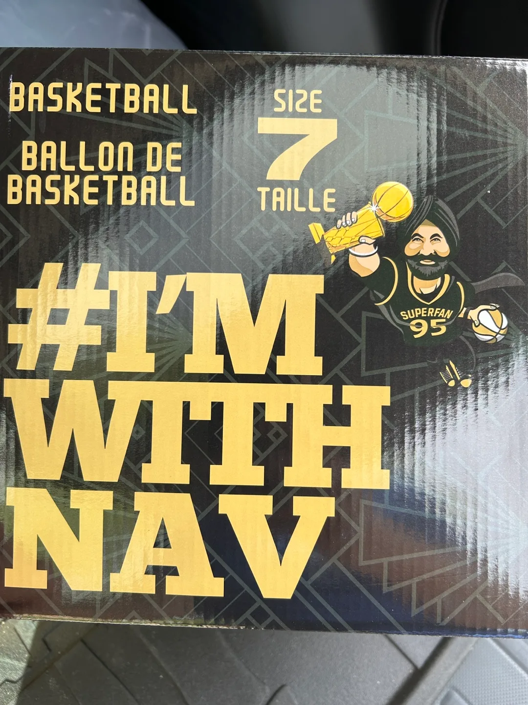 Superfan Nav Bhatia Hall of Fame Collector Edition Basketball image indicator(2)