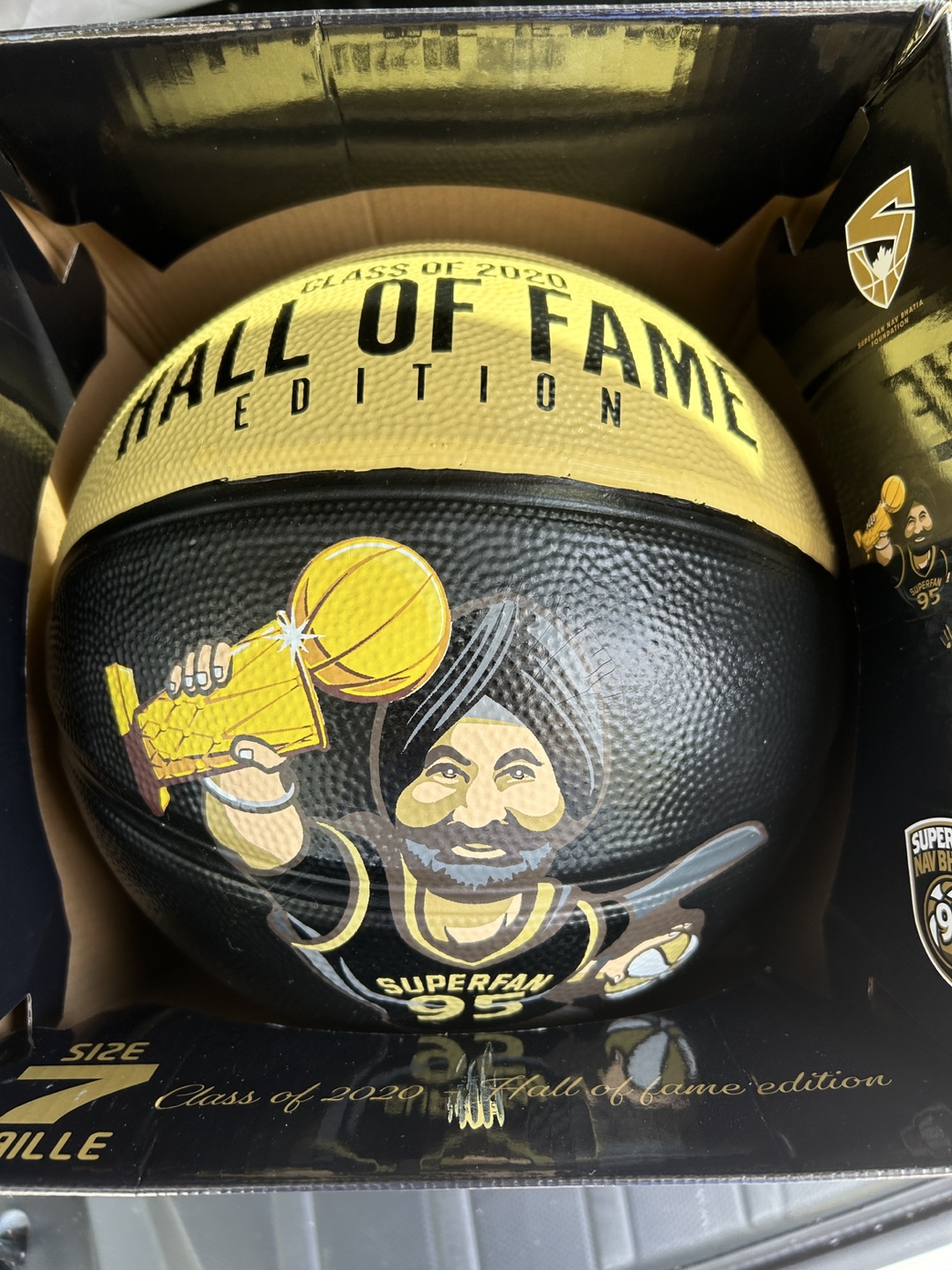 Superfan Nav Bhatia Hall of Fame Collector Edition Basketball
