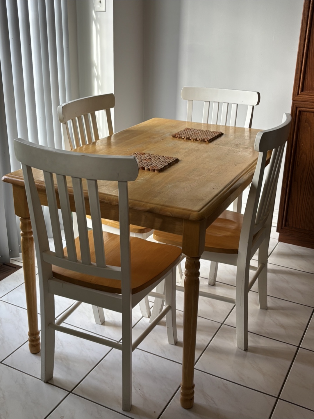 Four-Piece Dining Set - Table and Chairs