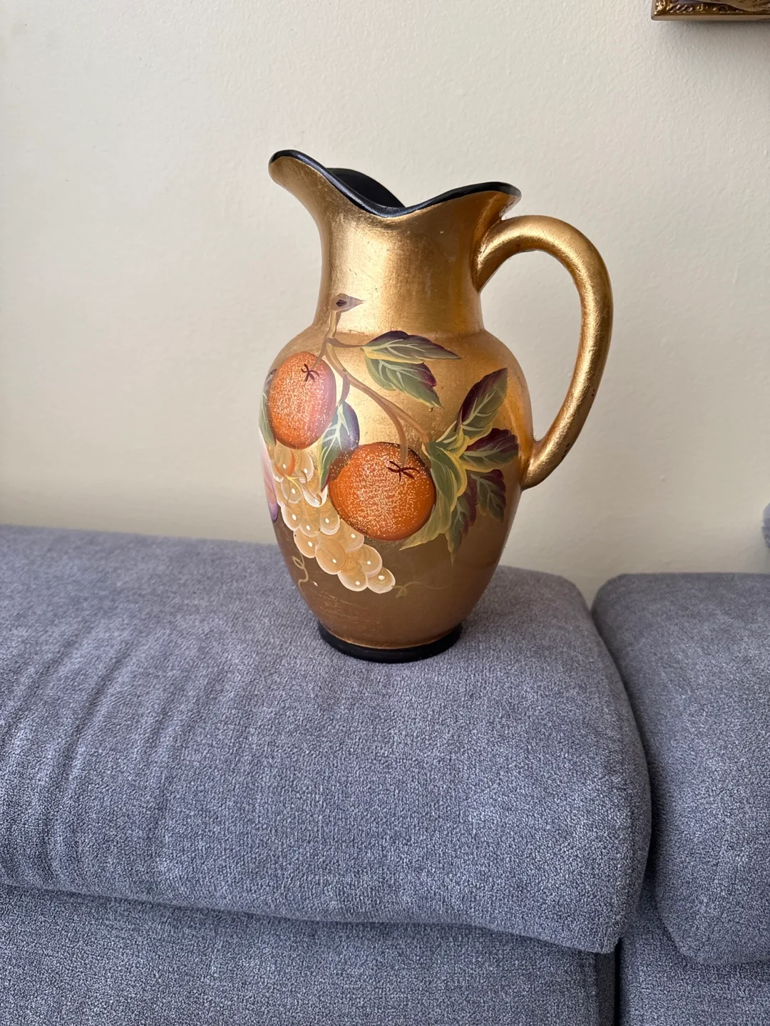 Gold Pitcher with Fruit Design 🏒 image indicator(2)