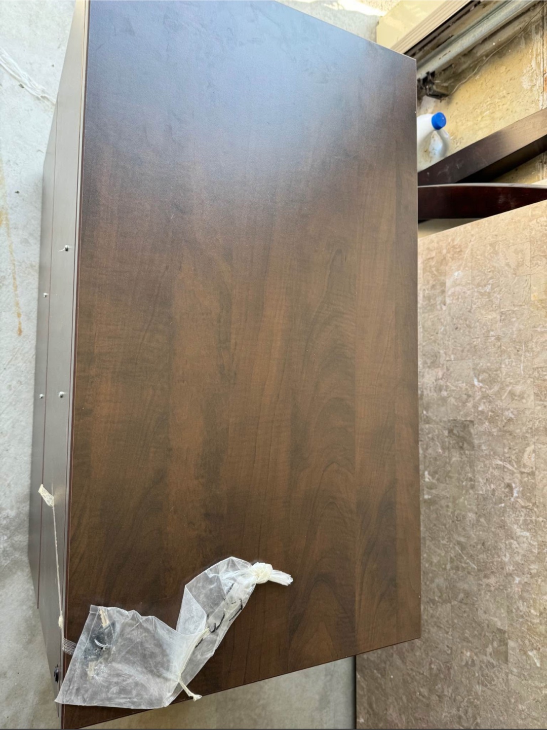 Dark Brown Two-Drawer Lateral File Cabinet