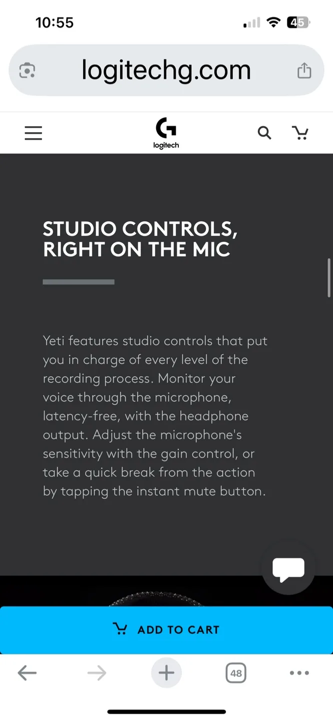 Blue Yeti USB Microphone - Blue Voice -  Navy image indicator(6)